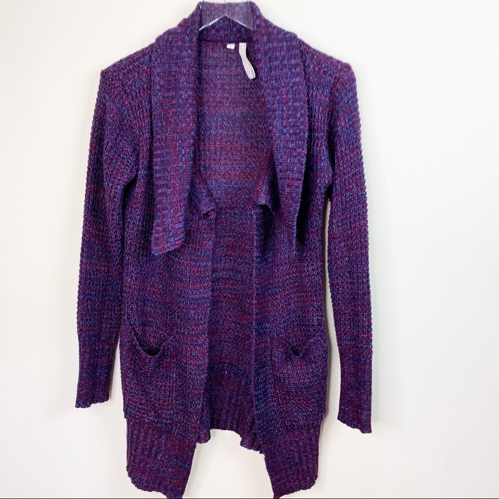 Holllywood & Vine Open Front Knit Cardigan Sweater